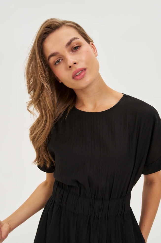 WOMEN'S DRESS L-SU-4652 BLACK-set
