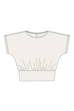 KOSZULKA DAMSKA L-TS-5030 OFF WHITE