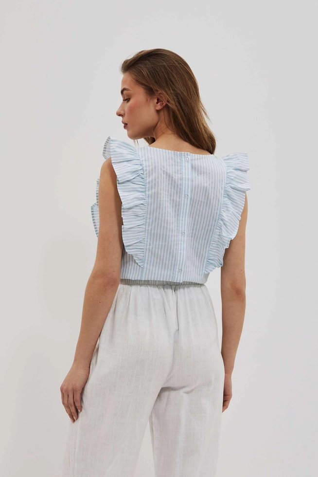 KOSZULA DAMSKA L-KO-4057 WHITE_L.BLUE