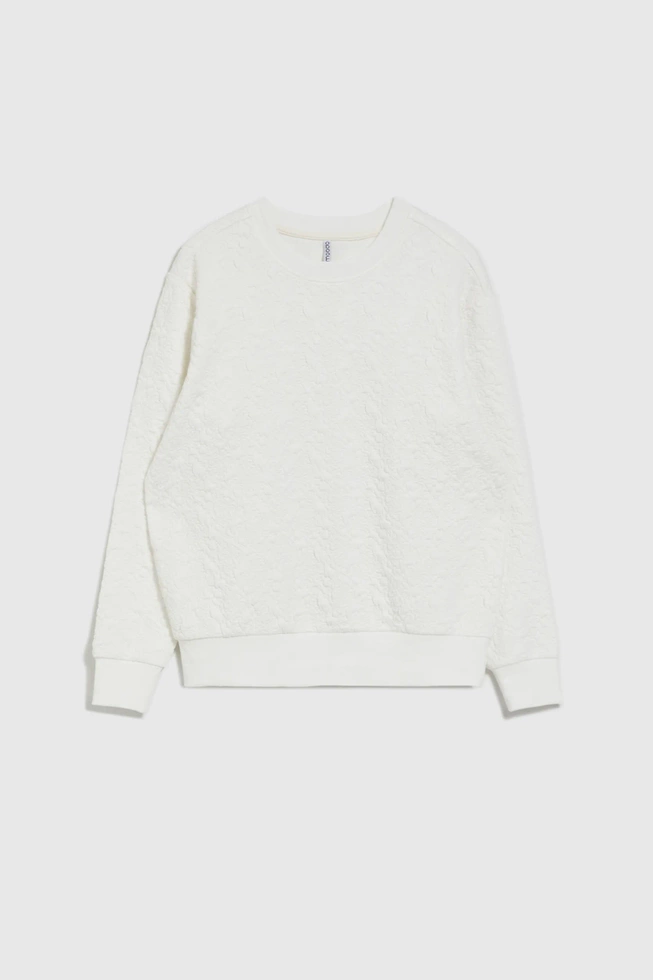 WOMEN'S SWEATSHIRT Z-BL-4503 WHITE