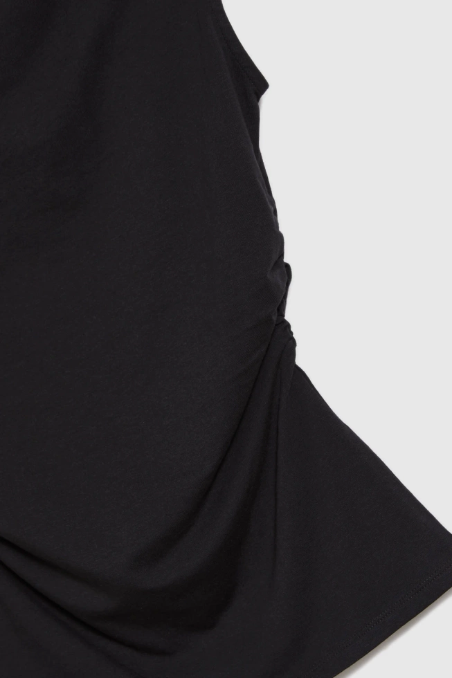WOMEN'S TOP L-TS-4687 BLACK