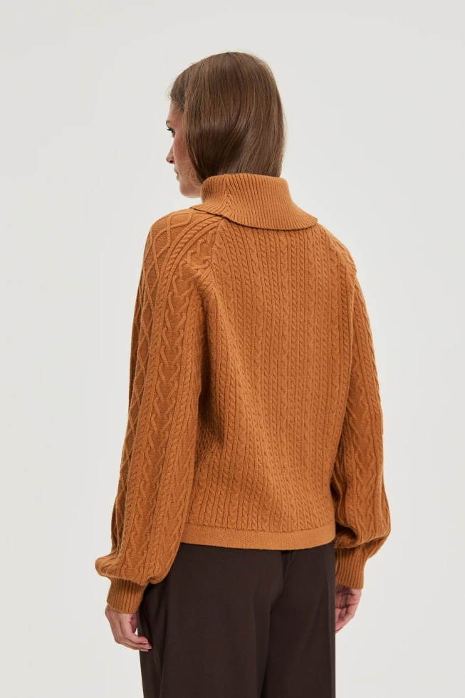 WOMEN'S SWEATER Z-SW-4848 CAMEL