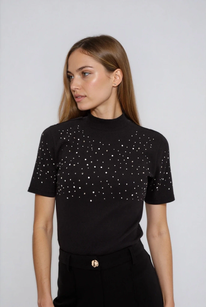 WOMEN'S TSHIRT L-TS-4902 BLACK-set