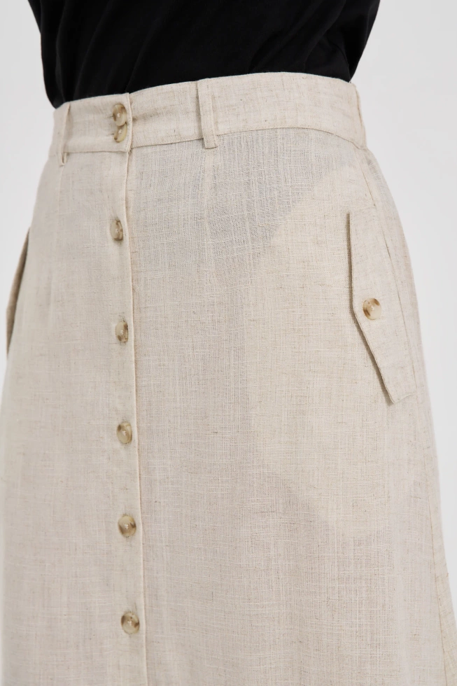 SPÓDNICA DAMSKA L-SC-4622 L.BEIGE