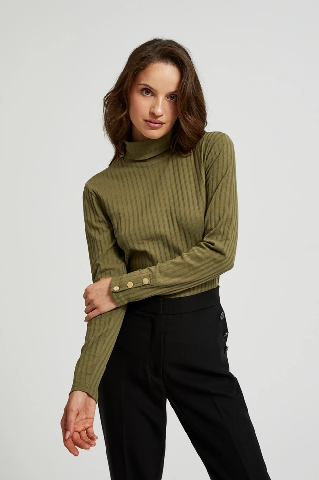 WOMEN'S LONGSLEEVE Z-TS-4513 D.OLIVE