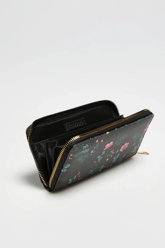 WOMEN'S WALLET L-PO-4601 BLACK