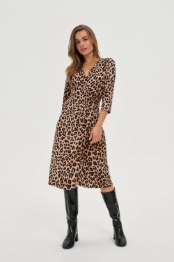 WOMEN'S DRESS Z-SU-4808 BEIGE