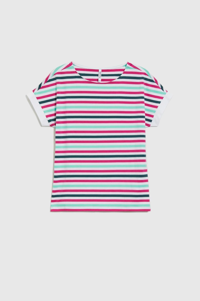 WOMEN'S TSHIRT L-TS-4642 FUCHSIA