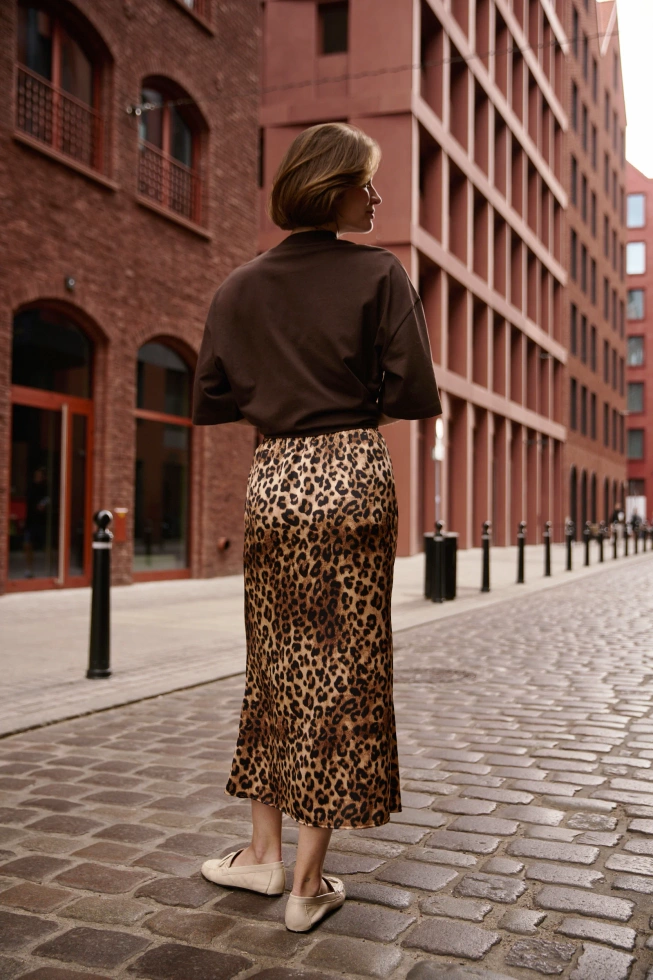 WOMEN'S SKIRT Z-SC-4808 BROWN