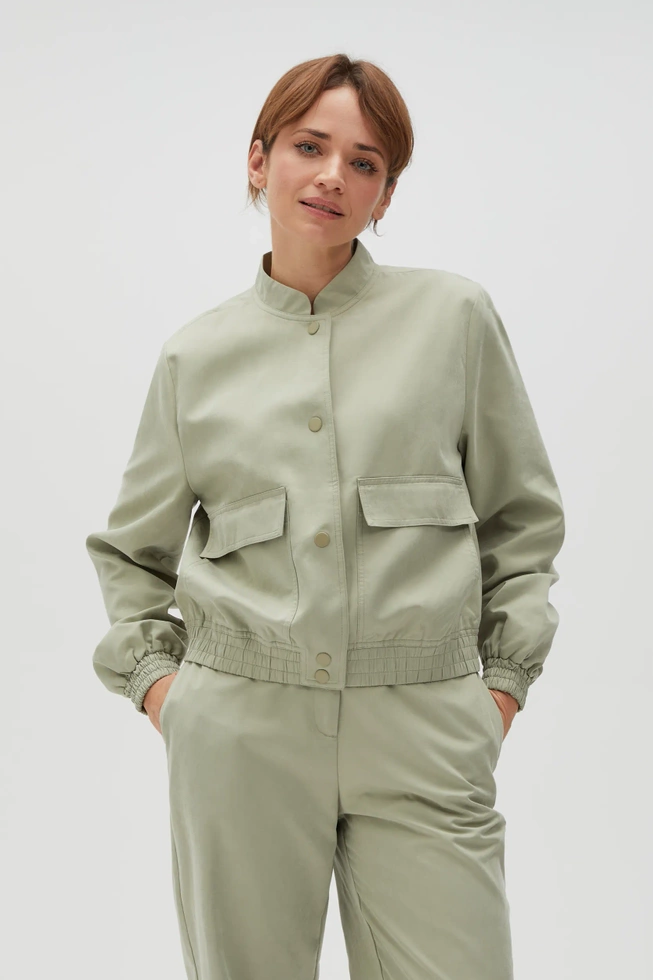 WOMEN'S JACKETS L-KU-4600 OLIVE