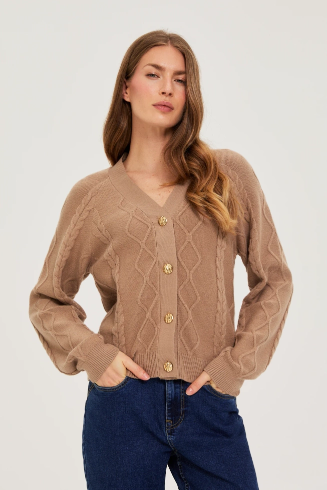 SWETER DAMSKI Z-SW-4825 COFFEE