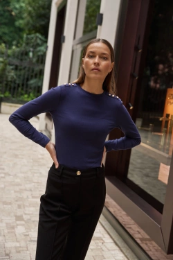 WOMEN'S LONGSLEEVE L-TS-4900 NAVY-set