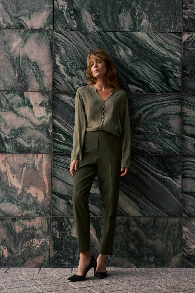 WOMEN'S PANTS Z-SP-4802 D.OLIVE