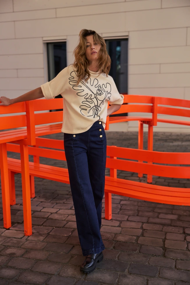 JEANSY DAMSKIE Z-JE-4809 D.NAVY