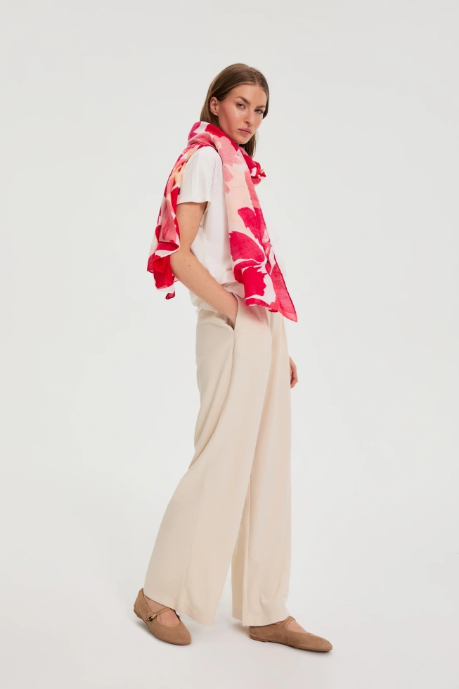 WOMEN'S SCARF L-SZ-4926 RED