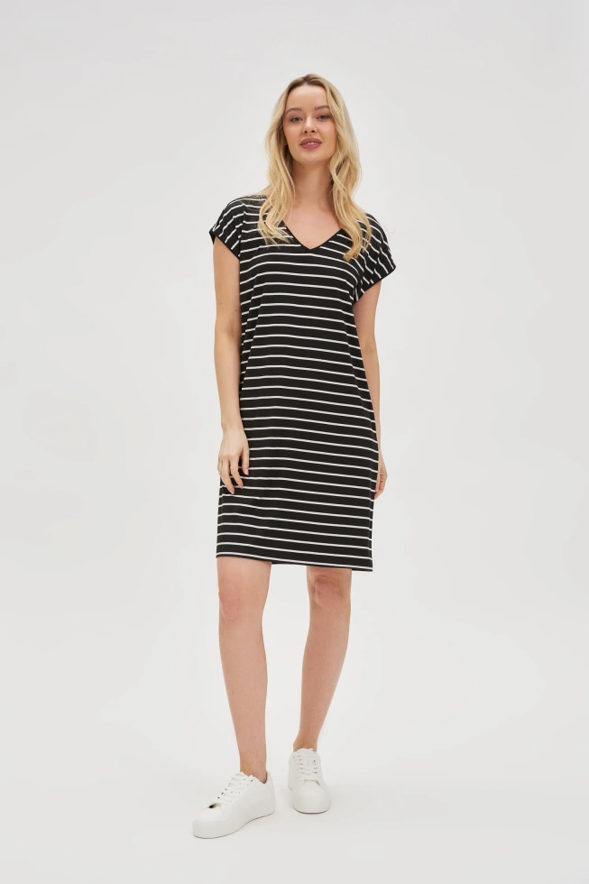 WOMEN'S DRESS L-SU-4645 BLACK