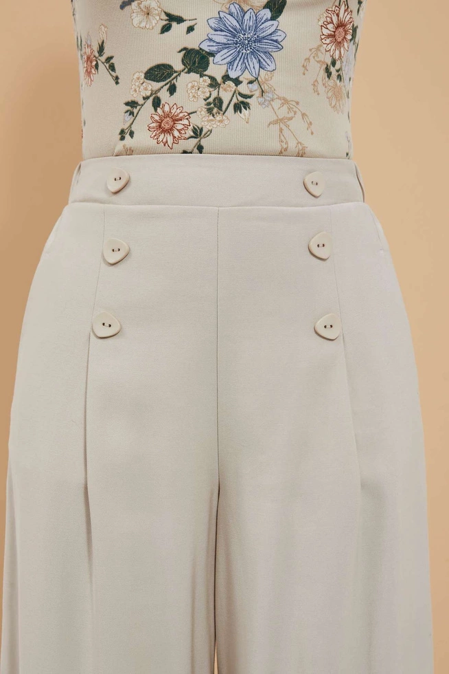 LADIES PANTS L-SP-4017 L.BEIGE