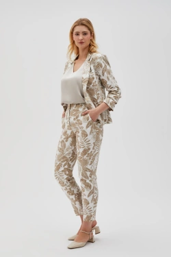 WOMEN'S PANTS L-SP-4603 OFF WHITE