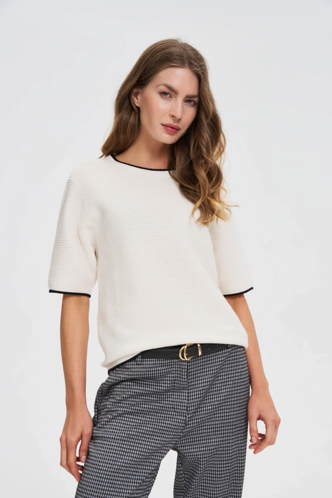 SWETER DAMSKI Z-SW-4815 OFF WHITE