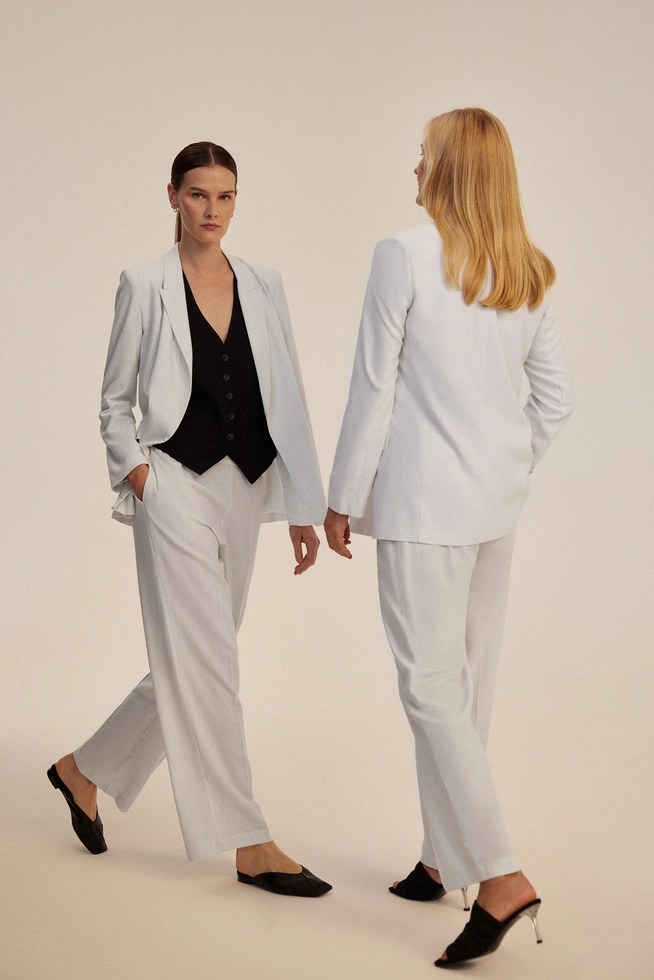 WOMEN'S PANTS L-SP-4638 WHITE