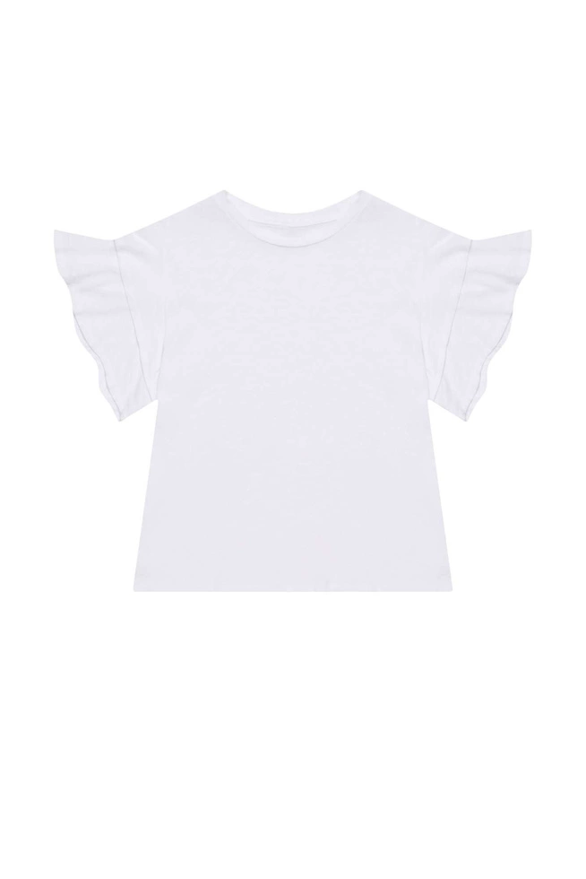 Bluzka z falbanami L-TS-3770 WHITE