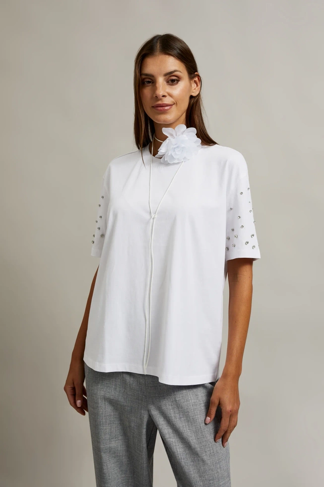 WOMEN'S T-SHIRT Z-TS-4534 WHITE