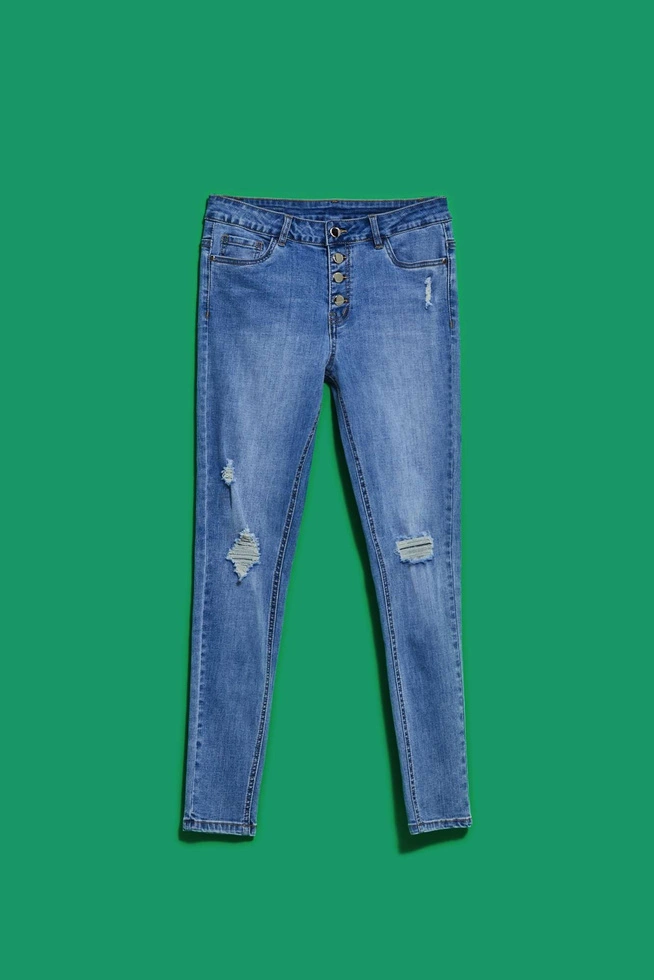 LADIES JEANS L-JE-4022 L.BLUE