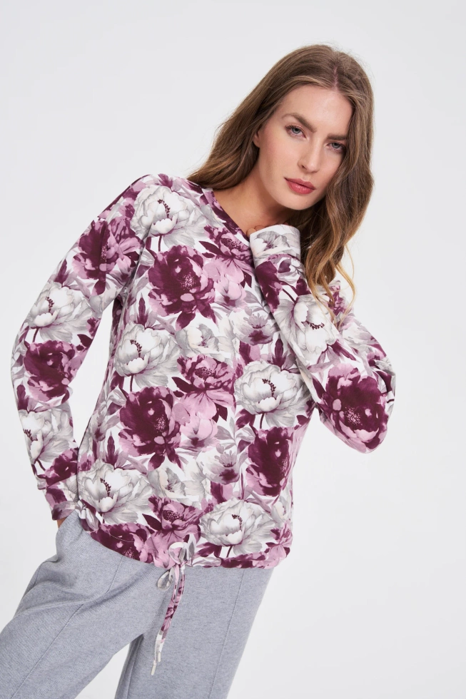 WOMEN'S SWEATSHIRT Z-BL-4806 OFF WHITE