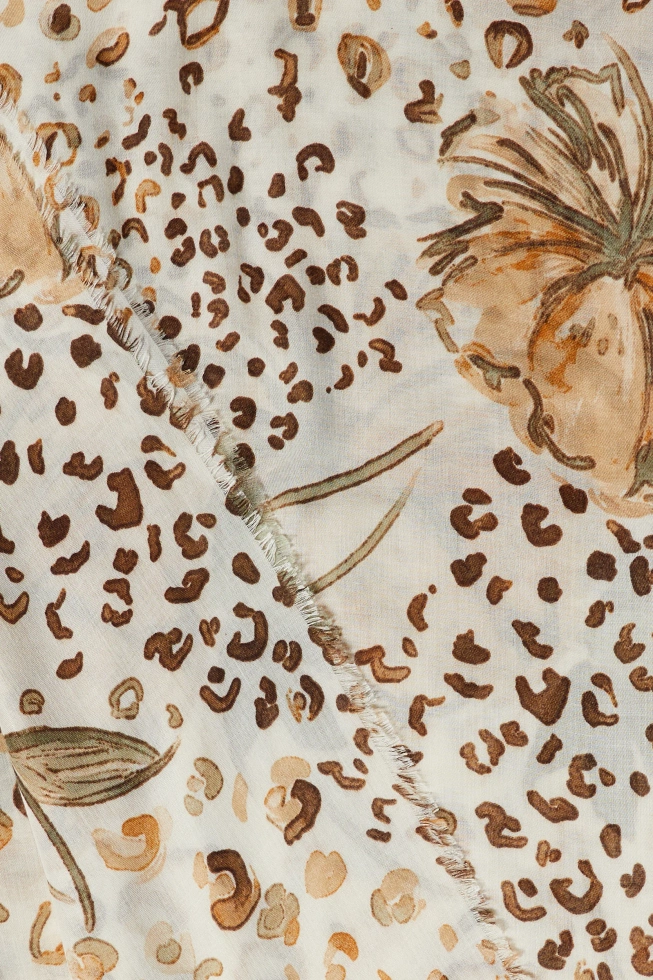 SZALIK DAMSKI L-SZ-4900 OFF WHITE-pakiet