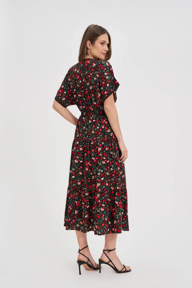 WOMEN'S DRESS L-SU-4672 BLACK