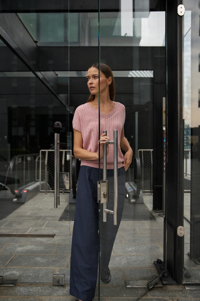 WOMEN'S SWEATER L-SW-4902 L.PINK