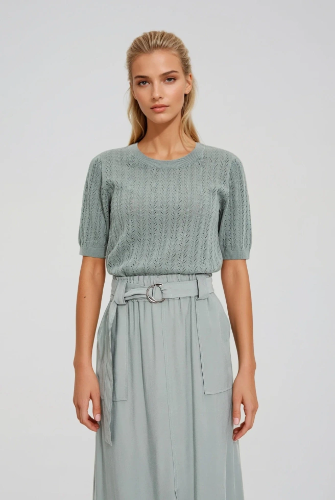 WOMEN'S SWEATER L-SW-4911 OLIVE