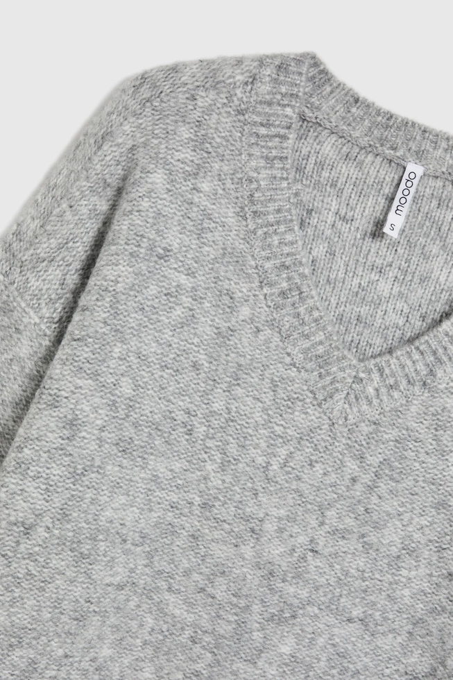 WOMEN'S SWEATER Z-SW-4534 L.GREY MEL