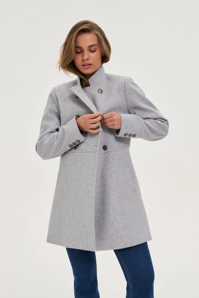 KURTKA DAMSKA Z-KU-4815 GREY MEL