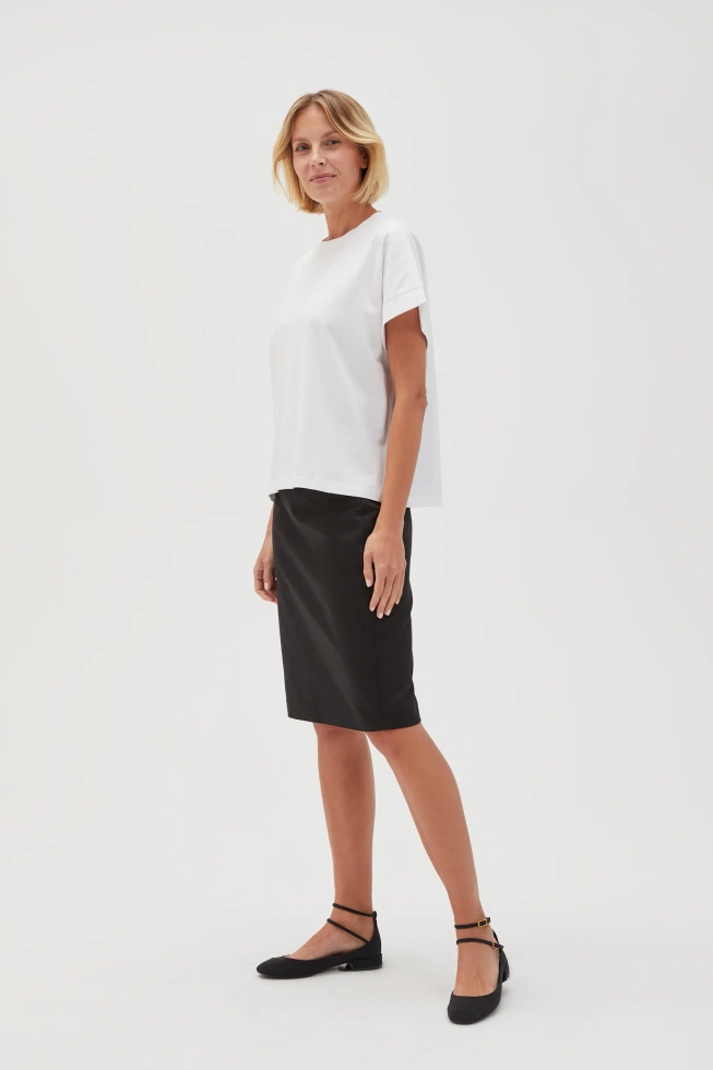 WOMEN'S TSHIRT L-TS-4603 WHITE