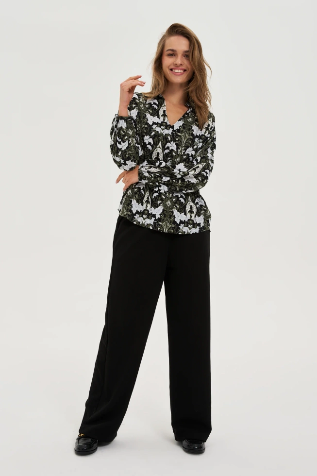 WOMEN'S SHIRT Z-KO-4816 D.OLIVE