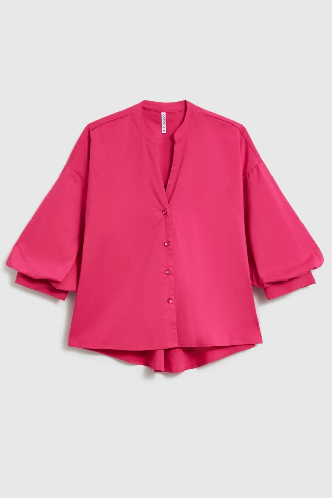 WOMEN'S SHIRT L-KO-4908 FUCHSIA