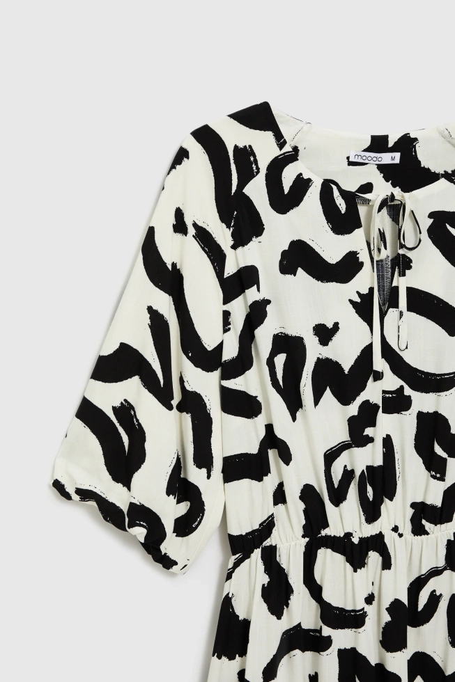 WOMEN'S DRESS L-SU-4932 OFF WHITE