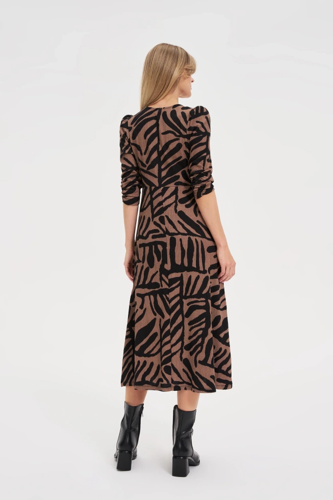 WOMEN'S DRESS Z-SU-4802 COFFEE