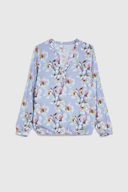 WOMEN'S SHIRT L-KO-4907 BLUE-set