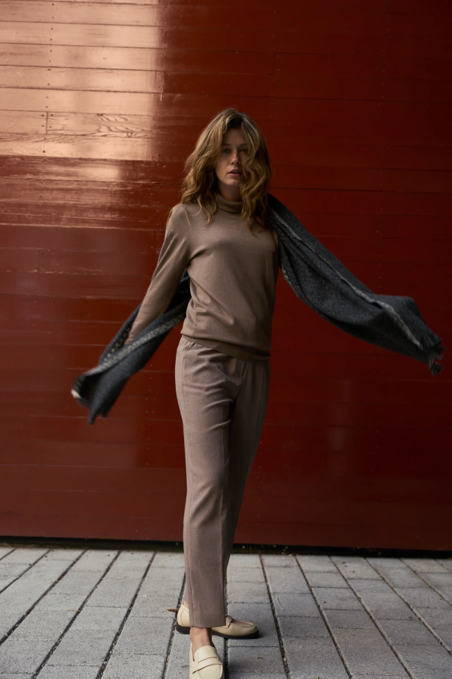 WOMEN'S SWEATER Z-SW-4809 BROWN