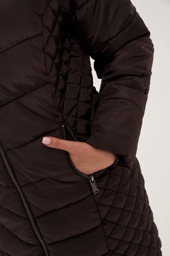WOMEN'S JACKETS Z-KU-4803 BROWN-set