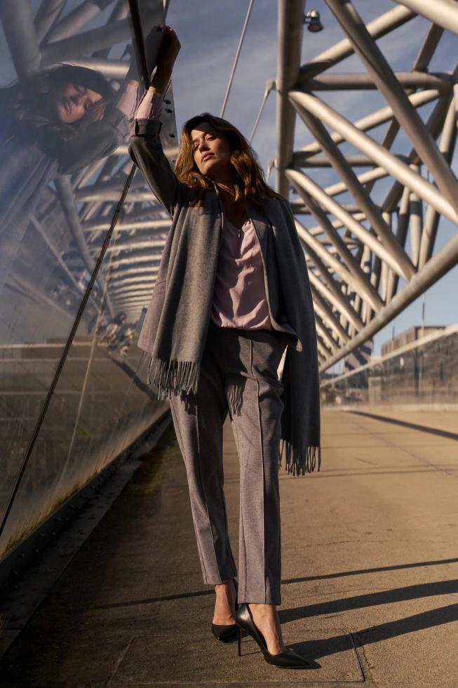 WOMEN'S SCARF Z-SZ-4807 L.GREY
