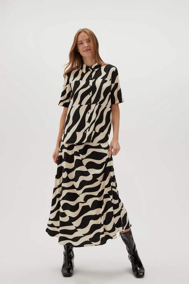 WOMEN'S SKIRT L-SC-4603 BLACK