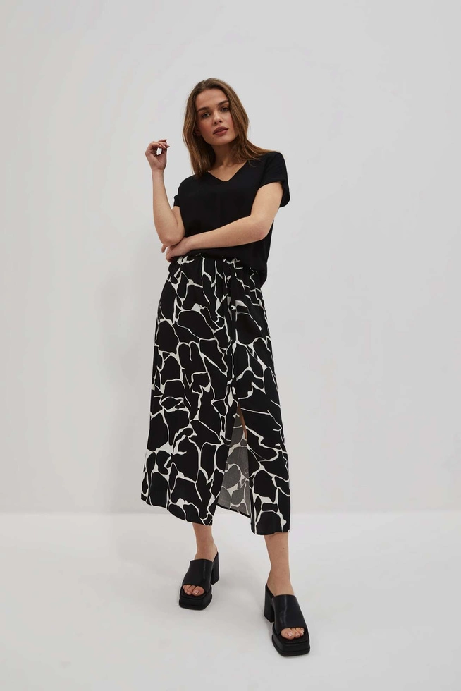 SPÓDNICA DAMSKA L-SC-4017 BLACK