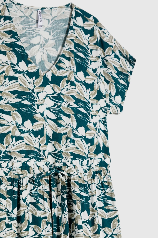 WOMEN'S DRESS L-SU-4661 D.GREEN