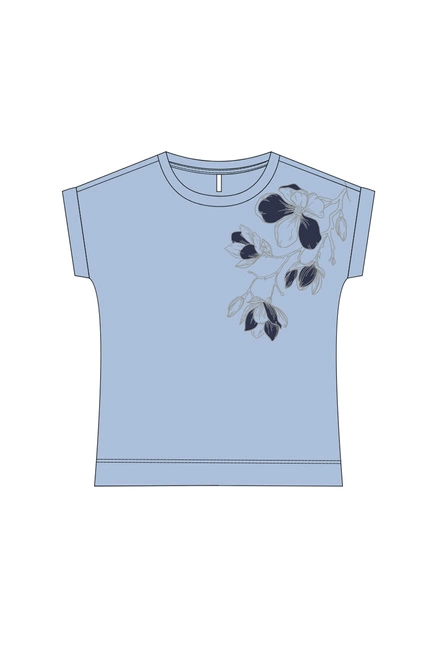 KOSZULKA DAMSKA L-TS-4940 L.BLUE