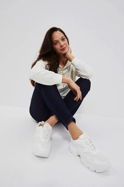 LADIES SHOES L-BU-4004 WHITE