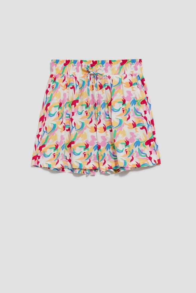 LADIES SHORTS L-SH-4023 LILAC