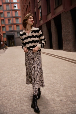 WOMEN'S SWEATER Z-SW-4804 L.BEIGE